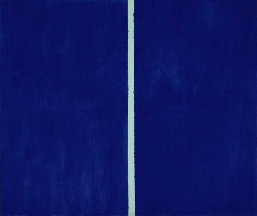 1953 Onement VI oil on canvas 259.1 x 304.8 cm © 2013 Barnett Newman Foundation - Artists Rights Society (ARS), New York -
